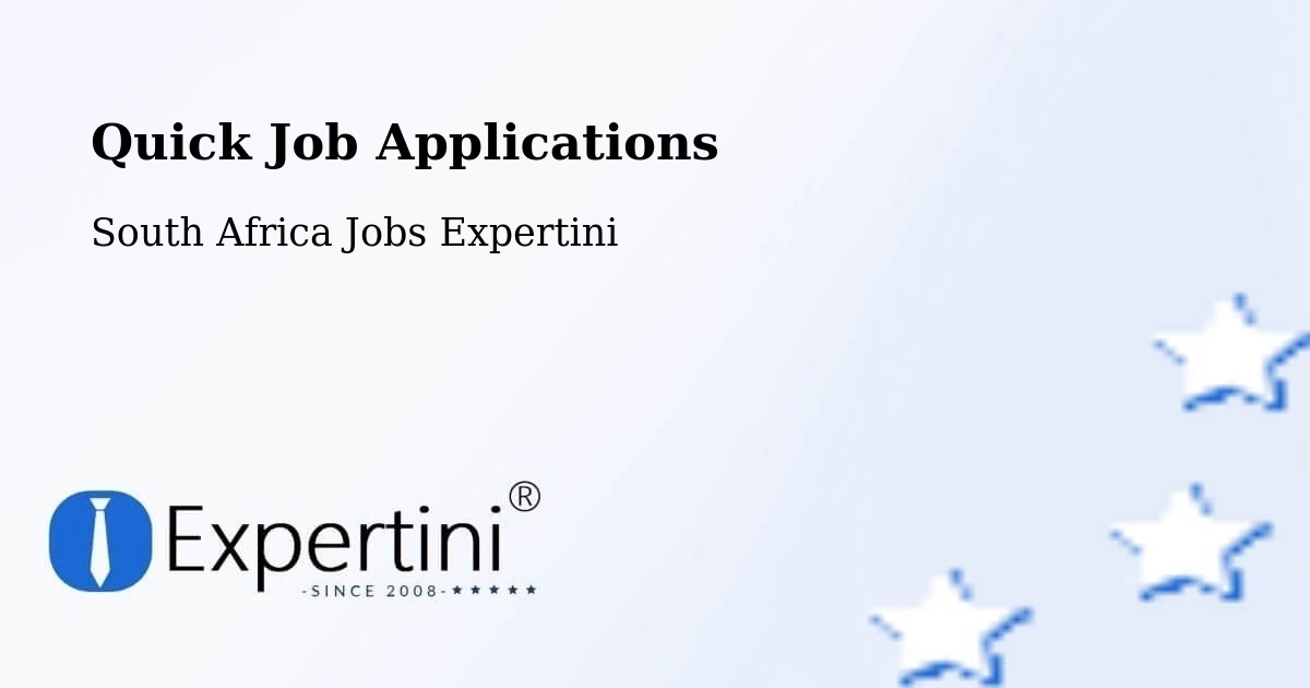 Quick Apply Feature – Eshowe - South Africa Jobs Expertini