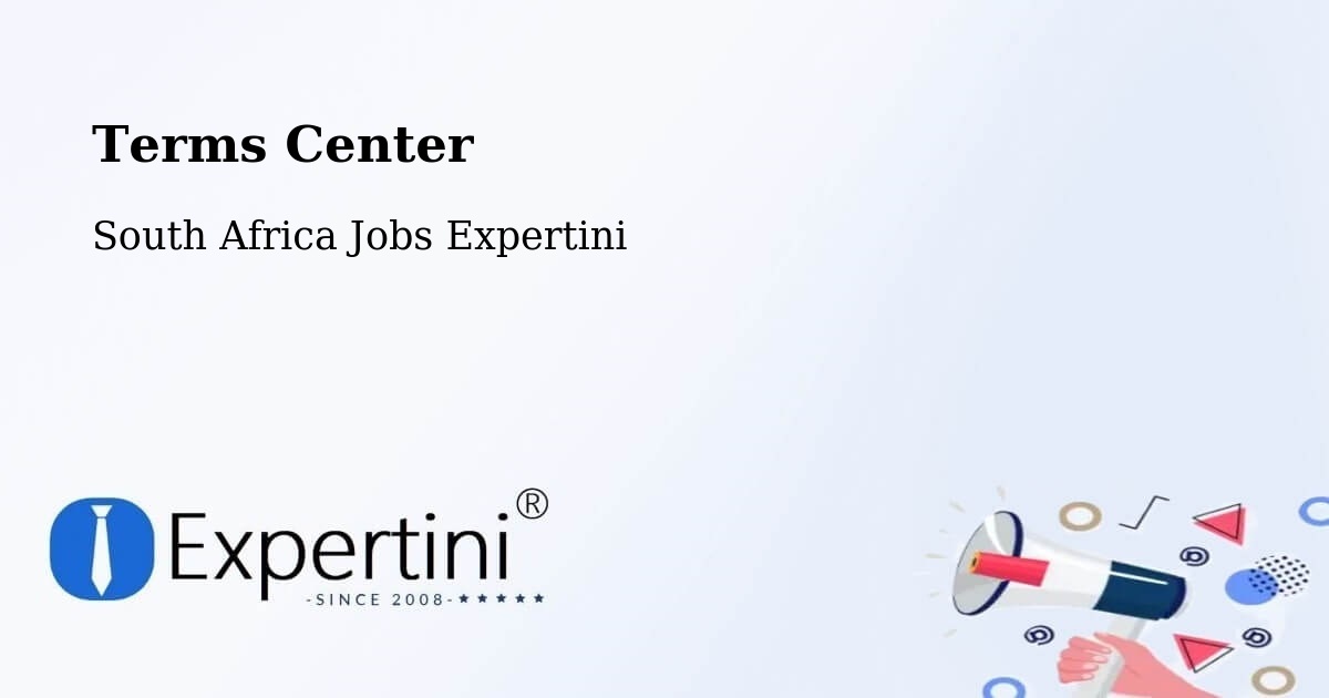 Terms of Service – Eshowe - South Africa Jobs Expertini
